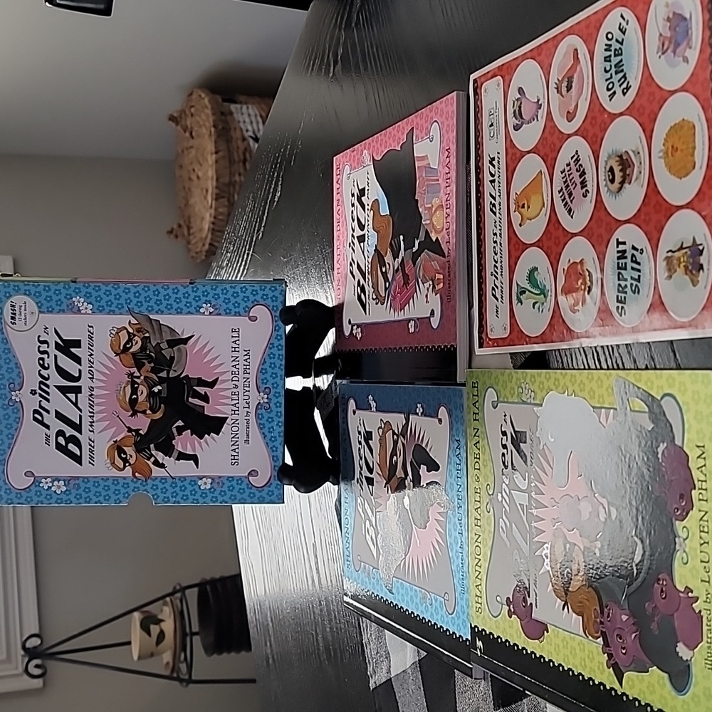 The Princess in Black Book Set 1-3 With Stickers/ Paperback
